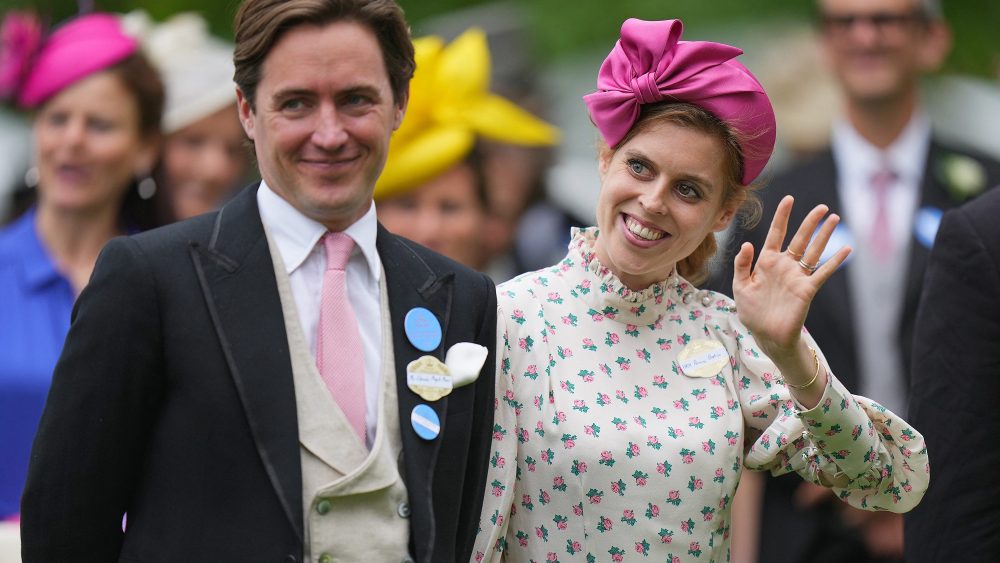 Princess Beatrice and Edoardo Mapelli Mozzi attend Royal Ascot.