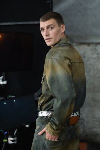 Backstage at MSGM Men’s Spring 2024