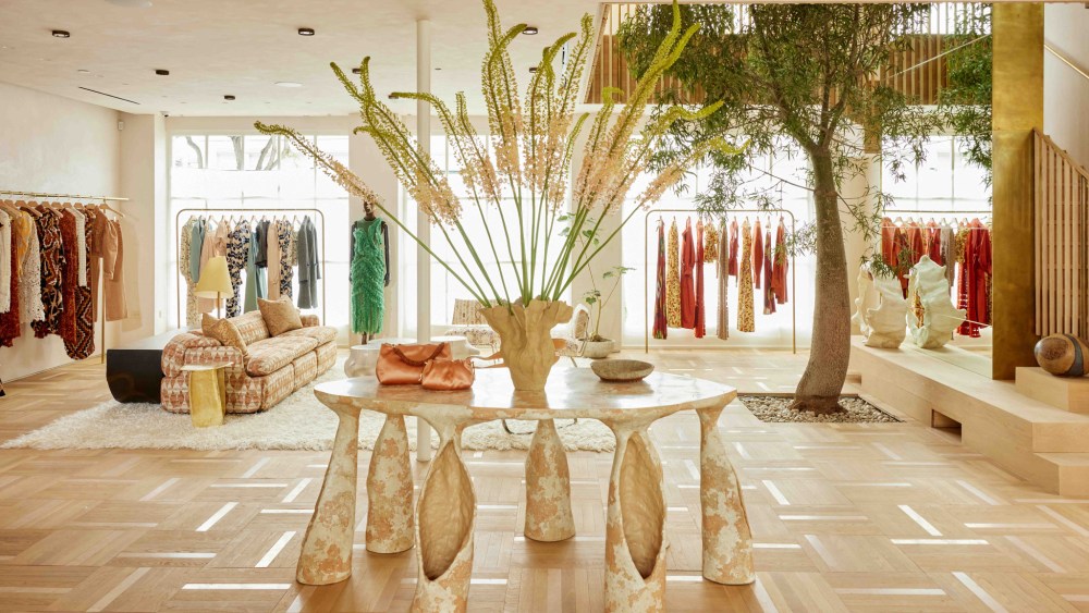 The new Ulla Johnson store in Los Angeles, California.