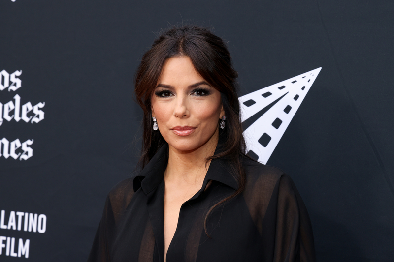 Eva Longoria at 2023 Los Angeles Latino International Film Festival premiere of "Flamin' Hot" on May 31 in Los Angeles.