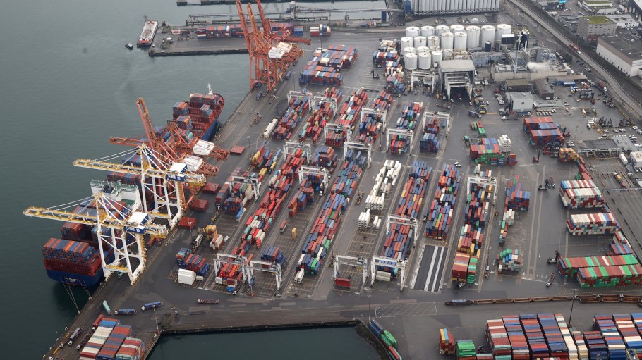 More than 99 percent of ILWU Canada workers operating out of the ports of Vancouver, seen here, and Prince Rupert voted for strike action.