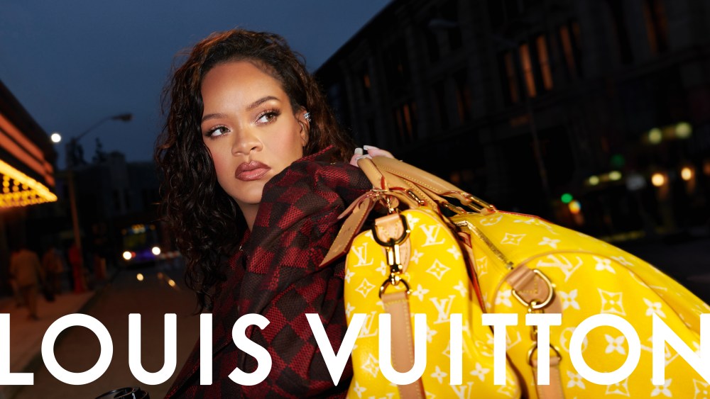 Rihanna, Louis Vuitton campaign by Pharrell Williams.