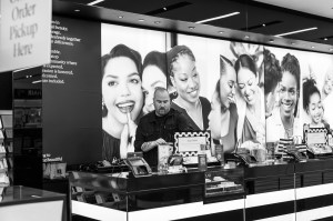 Opening at the Sephora in Century City, Los Angeles.