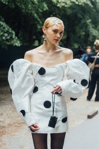 Backstage at Jacquemus RTW Spring 2024