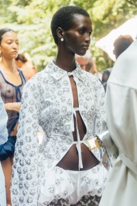 Backstage at Jacquemus RTW Spring 2024