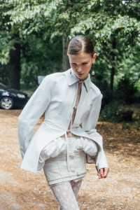 Backstage at Jacquemus RTW Spring 2024