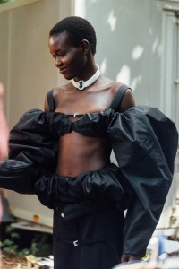 Backstage at Jacquemus RTW Spring 2024