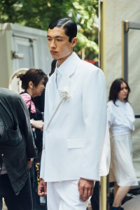 Backstage at Jacquemus RTW Spring 2024