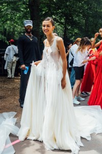 Backstage at Jacquemus RTW Spring 2024