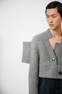Backstage at Loewe Men's Spring 2024