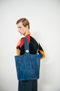 Backstage at Loewe Men's Spring 2024