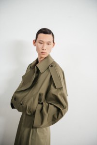 Backstage at Loewe Men's Spring 2024