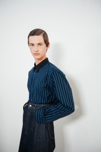 Backstage at Loewe Men's Spring 2024