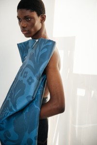 Backstage at Loewe Men's Spring 2024