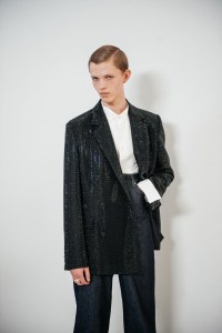 Backstage at Loewe Men's Spring 2024