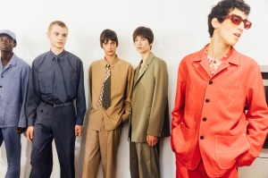 Backstage at Paul Smith Men's Spring 2024