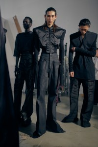 Backstage at Rick Owens Men's Spring 2024