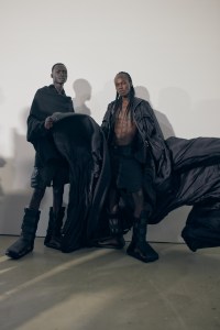 Backstage at Rick Owens Men's Spring 2024