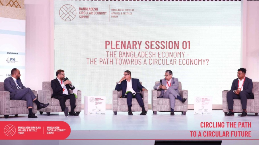 Speakers at the Bangladesh Circular Economy Summit on June 12-13, 2023 in Dhaka.