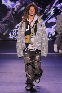 BAPE, June 2023, Terminal 5, New York CityA look from the Bape Runway Show.