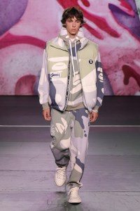 BAPE, June 2023, Terminal 5, New York CityA look from the Bape Runway Show.