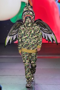 BAPE, June 2023, Terminal 5, New York CityA look from the Bape Runway Show.