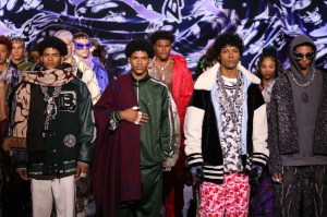 BAPE, June 2023, Terminal 5, New York CityA look from the Bape Runway Show.