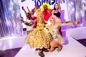 Betsey Johnson, DD Fuego, Kandy Muse and Gottmik.