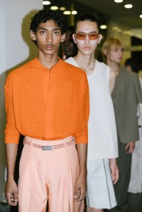 Backstage at Zegna Men's Spring 2024