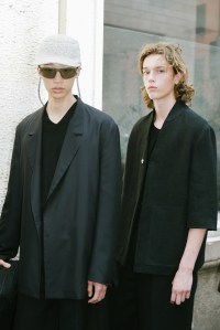 Backstage at Zegna Men's Spring 2024