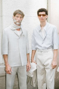 Backstage at Zegna Men's Spring 2024