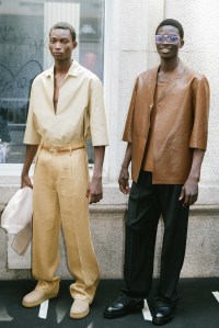 Backstage at Zegna Men's Spring 2024