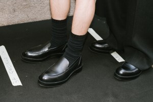 Backstage at Zegna Men's Spring 2024