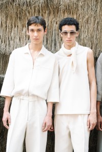 Backstage at Zegna Men's Spring 2024