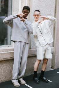 Backstage at Zegna Men's Spring 2024