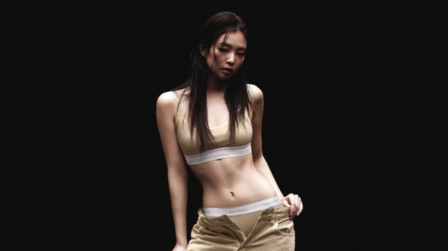 Jennie Kim for Calvin Klein.