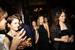 The scene at the Chanel Artists Dinner.