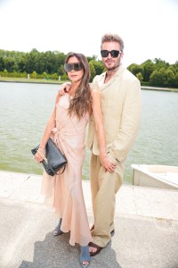 Victoria Beckham, David Beckham, jacquemus, ready to wear, jacquemus spring 2024, celebrities at front row,