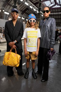 Pharrell Williams and his family