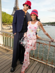 Winnie Harlow and Kyle Kuzma