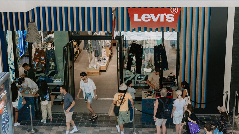 Honolulu’s Ala Moana Center is home to the latest Levi’s store. 