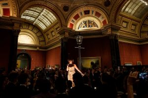 Celeste performing.