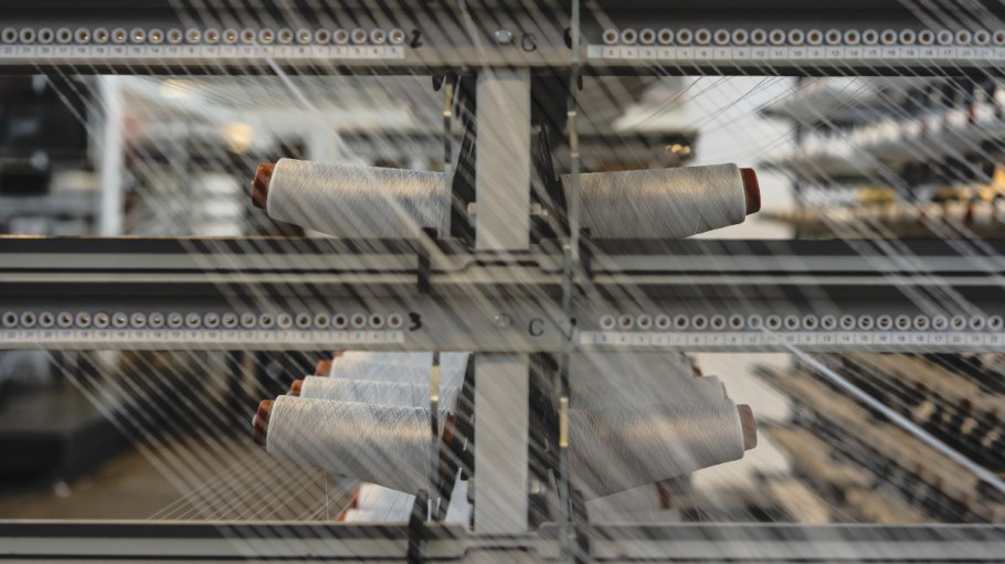 Unspun's Vega 3D weaving machines enable local-for-local manufacturing.