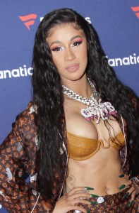 Cardi B at Michael Rubin's Fanatics Super Bowl Party in 2019.