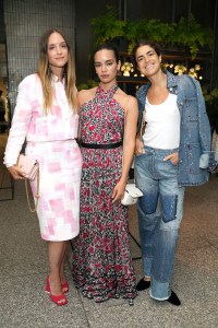 NEW YORK, NEW YORK - JULY 25: (L-R) Charlotte Groeneveld, Coco Baudelle and Leandra Medine attend the CHANEL cocktail party to celebrate the BAAND Together Dance Festival at Lincoln Center at Tatiana by Kwame Onwuachi on July 25, 2023 in New York City. (Photo by Sean Zanni/WireImage)