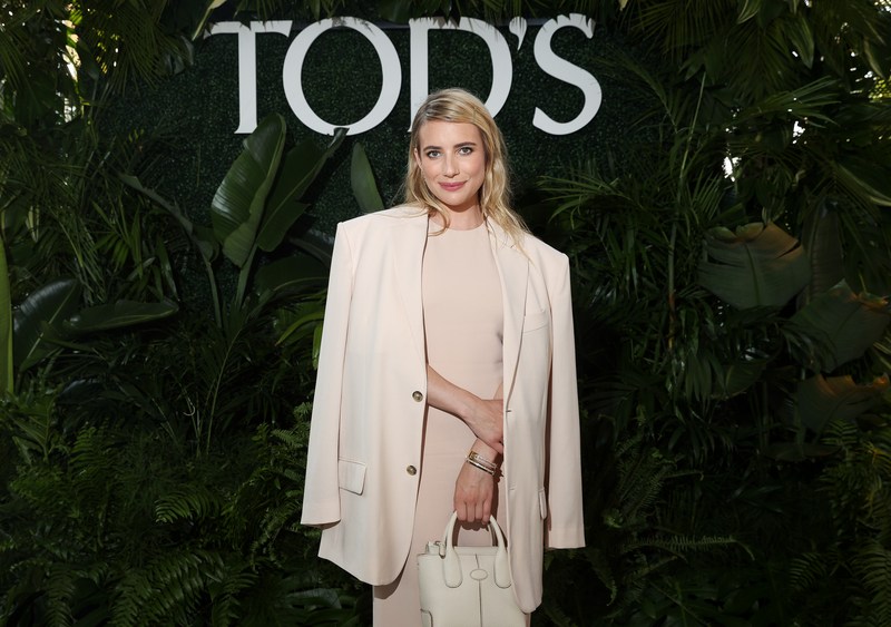 Emma Roberts at the Tod's Hamptons Summer Celebration on July 26 in East Hampton, New York.