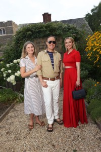 Lauren Bush, David Lauren and Emma Roberts