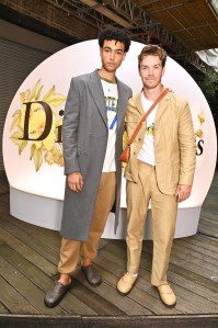 LONDON, ENGLAND - JULY 08: Archie Madekwe and Will Poulter attend the Dior Tears pop-up launch party on July 8, 2023 in London, England. Pic Credit: Dave Benett
