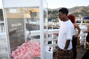 The scene  at the Miu Miu Summer Club