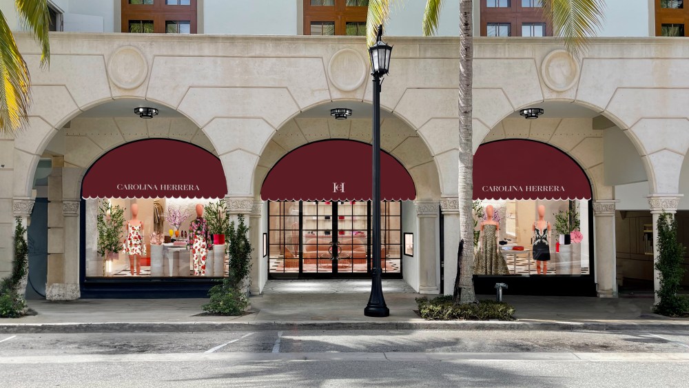 A rendering of Carolina Herrera's new Palm Beach store.